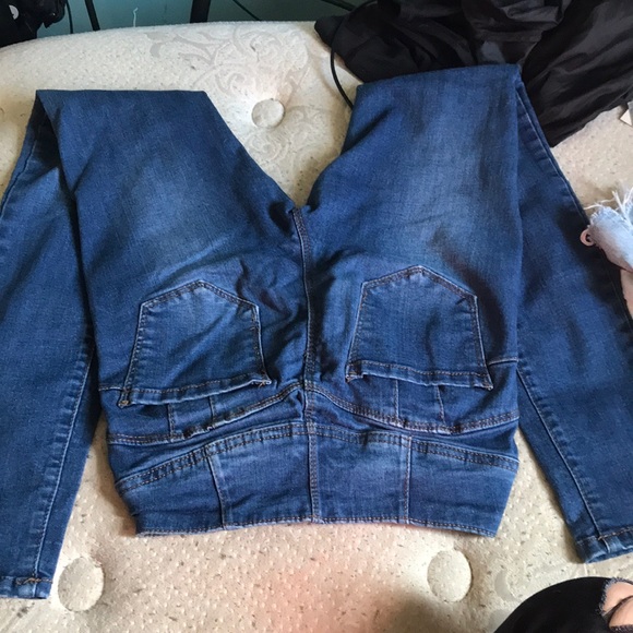 blue notes high rise skinny jeans size 1 - Picture 3 of 4